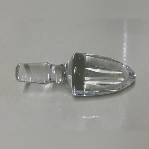 Vtg Solid Lead Crystal Decanter Finial Stopper Replacement - Picture 5 of 12